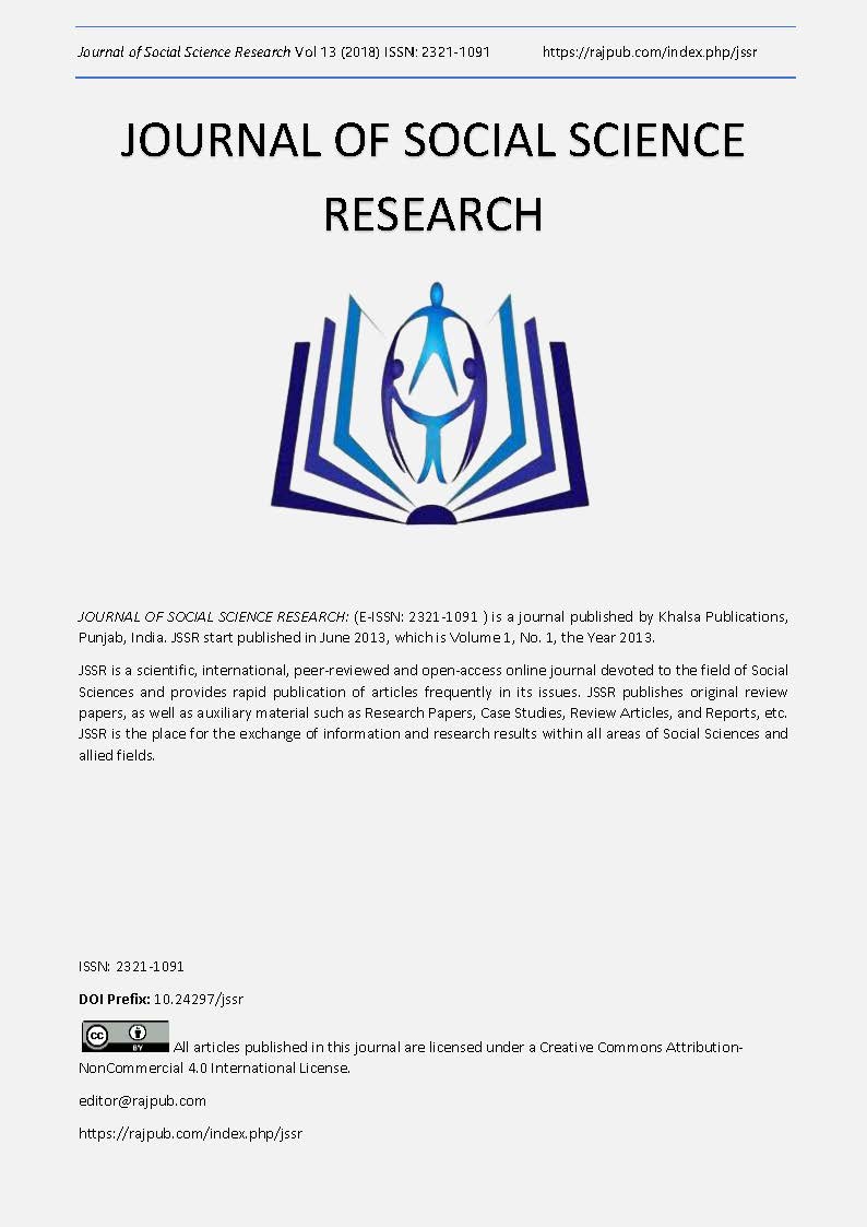 JOURNAL OF SOCIAL SCIENCE RESEARCH